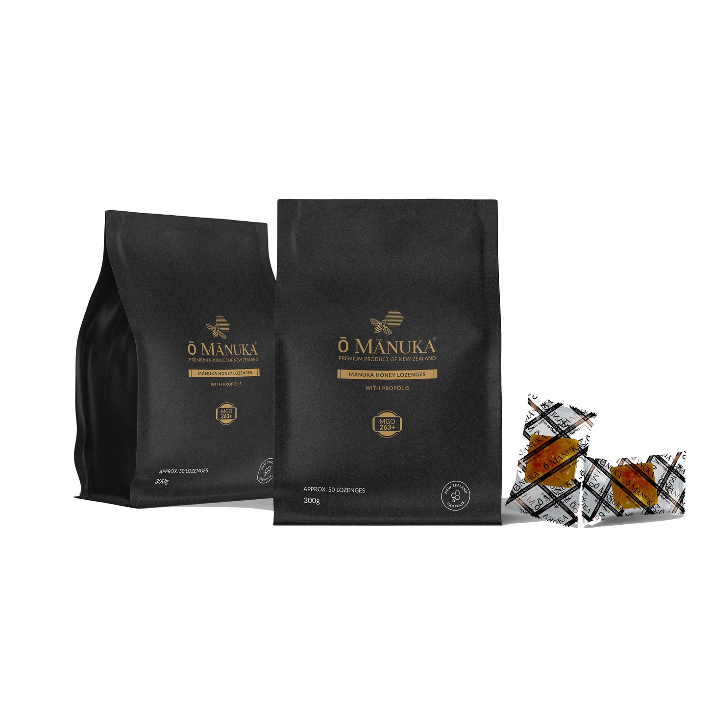 Ō MĀNUKA Mānuka Honey Lozenges with Propolis MGO 263+ 300g