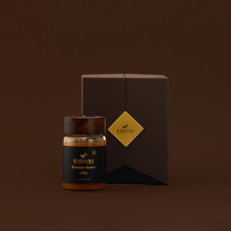 ‎Ō MĀNUKA Mānuka Honey Premium Reserve UMF 25+ / MGO 1200+ 250g