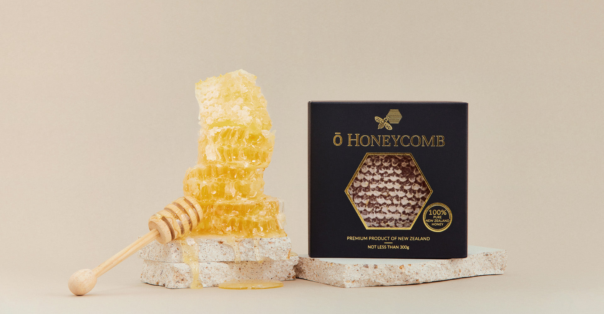 Products | New Zealand Mānuka Honey, Honey Sticks & Honeycomb | Ō