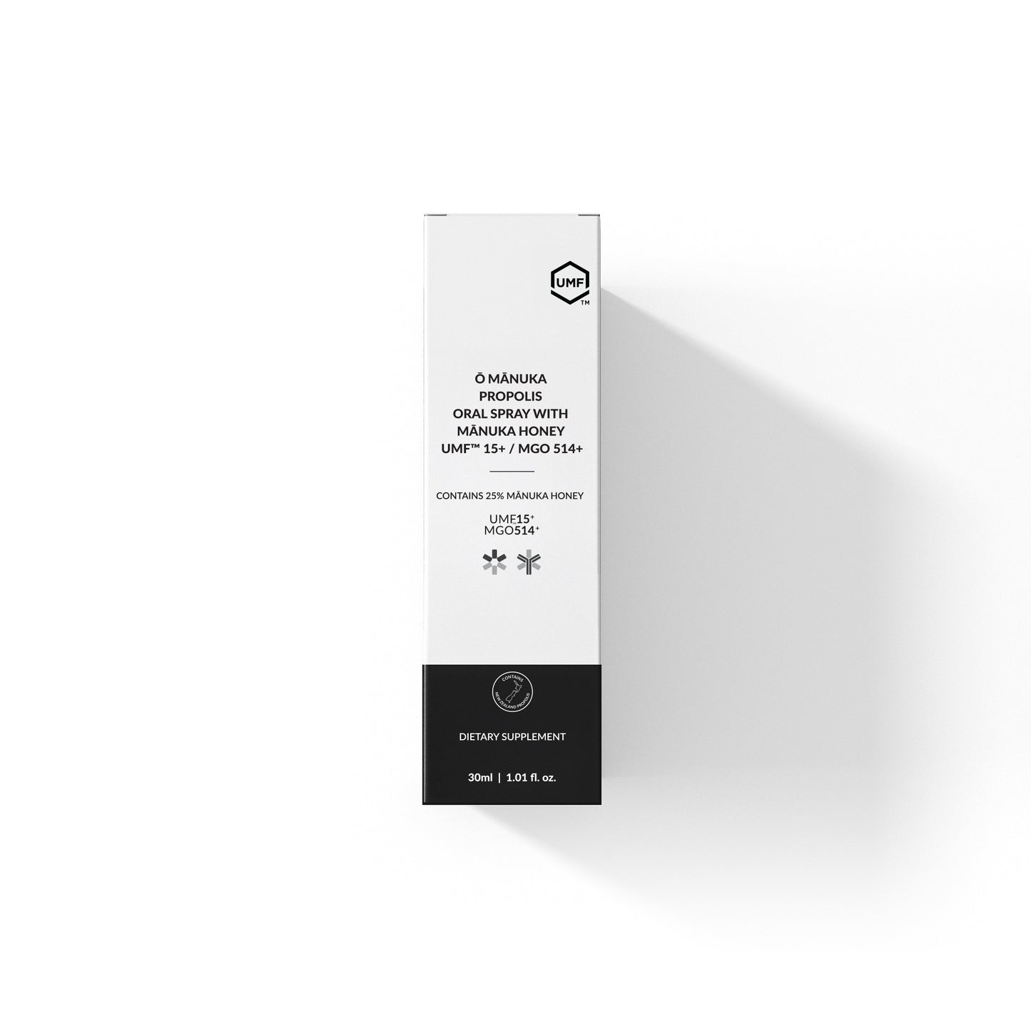‎Ō MĀNUKA Propolis Oral Spray with Mānuka Honey MGO 514+ 30ml