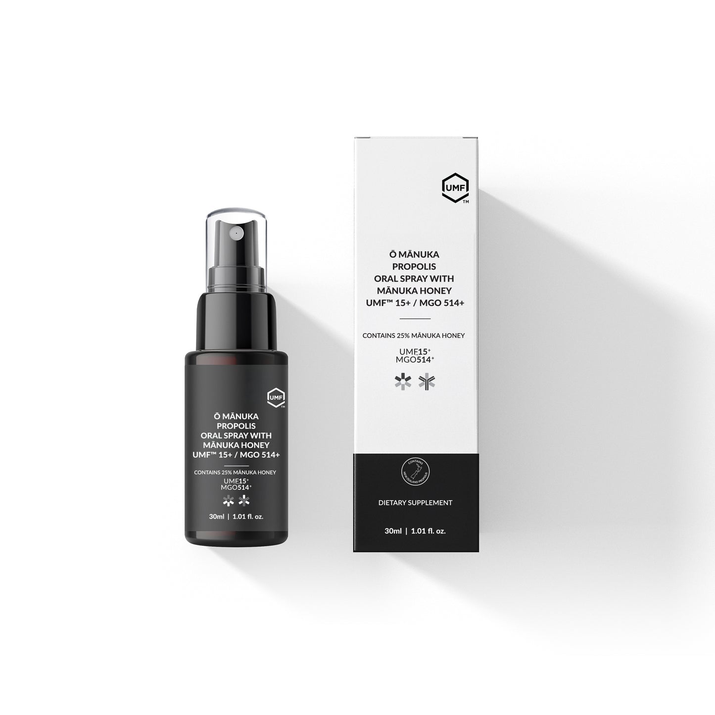 ‎Ō MĀNUKA Propolis Oral Spray with Mānuka Honey MGO 514+ 30ml